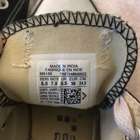 Black Converse - Picture 5 of 5